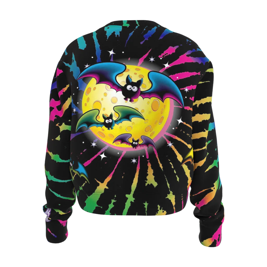 Lisa Freak Full Moon Tie Dye Women's Crewneck - Image 2